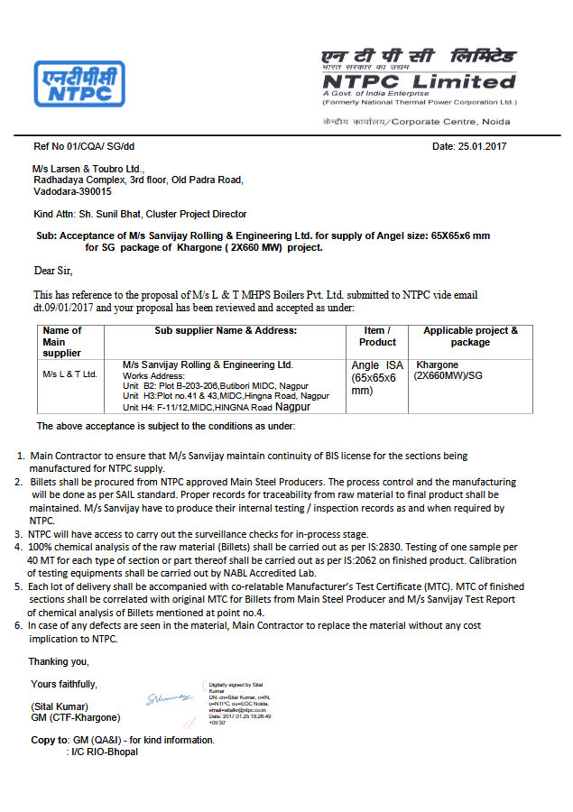 NTPC-Vendor-Approval-letter_SANVIJAY_Angles
